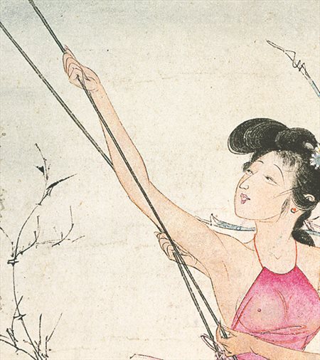 环翠-胡也佛的仕女画和最知名的金瓶梅秘戏图